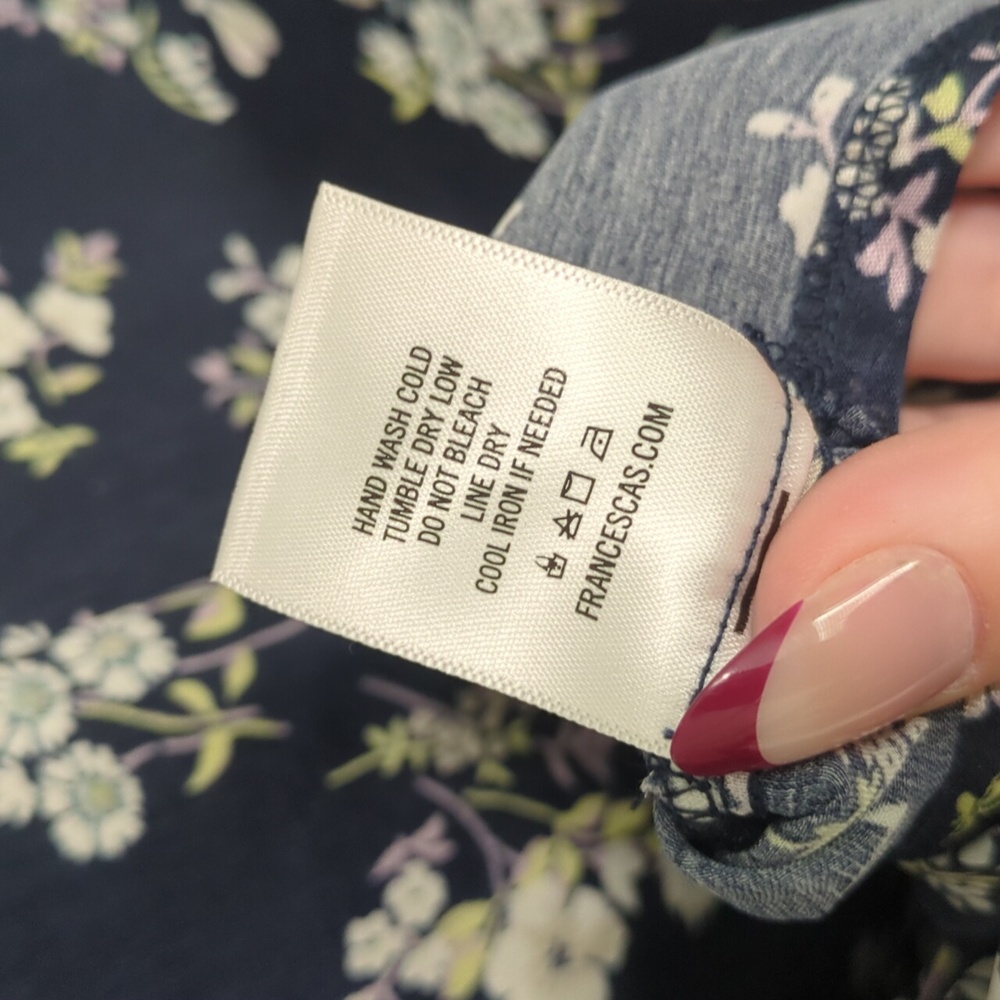 Kenzie x Francesca's Collections navy satin floral lace slip midi dress - Picture 7 of 13